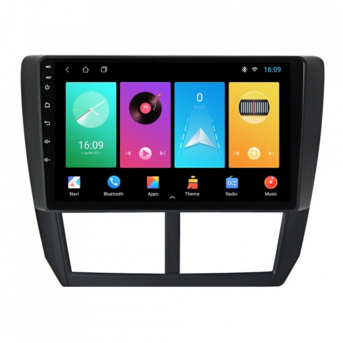 Navigatie dedicata cu Android Subaru Impreza / XV / WRX 2007 - 2014, 1GB RAM,