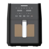 Friteuza aer cald HAF-M7BK1800, 1800W, 7 L, 10 PROGRAME, AUTO-OPRIRE, Negru
