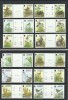 Alderney MNH 1994 / 1997 - fauna animale pasari flora, Nestampilat