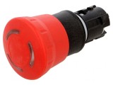 Comutator de Siguranță 22mm Roșu Cap Ciupercă