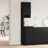 vidaXL Dulap de bucătărie cu sertar cu raft cu depozitare cu ușă Stejar negru Lemn compozit