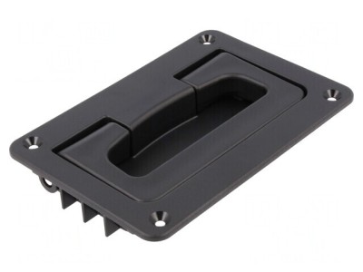 Suport tehnopolimer negru 96x114x19 mm foto