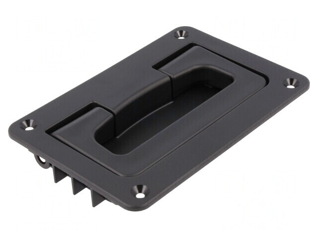 Suport tehnopolimer negru 96x114x19 mm