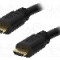 Cablu HDMI - HDMI, din ambele par&amp;#355;i, HDMI mufa, 10m, negru, LOGILINK - CH0053