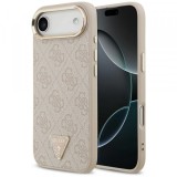 Husa MagSafe pentru Apple iPhone 17 Air, Guess, 4G Triangle Logo, Roz Aurie