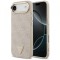 Husa MagSafe pentru Apple iPhone 17 Air, Guess, 4G Triangle Logo, Roz Aurie