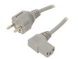 Cablu Alimentare 1m IEC C13 90&deg;