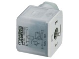 Conector cu valvă, mufă mamă, 3 pini, IP65, &icirc;n unghi