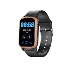 Ceas Smartwatch Pentru Copii XK Fitness FA58 cu Functie telefon, Localizare GPS, Contacte, Apel video, Pedometru, Negru / Auriu foto