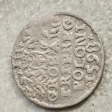 Trojak III GROSCHEN 1598 argint POZNAN , Sigismund III