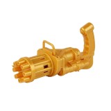 Pistol de facut baloane cu baterii Bubble Blaster pentru copii, 20 cm, auriu