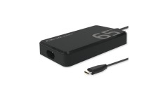 &Icirc;ncărcător de putere Qoltec 65W GaN Super Rapid SLIM | PD | 5-20V | 3.25A | USB-C 3.1 | Laptop | MacBook | Smartphone | + cablu