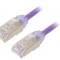 Patch cord F/UTP Cat6a LSZH Violet 0.5m