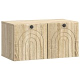 vidaXL Oglindă TV montată pe perete Stejar Sonoma 59,5 x 31 x 30 cm 898197