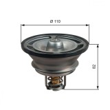 GATES TH51482G1 termostat,lichid racire