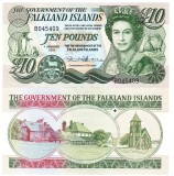 Insulele Falklan 10 Pounds 2011 P-18 UNC