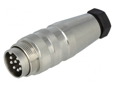 Conector M16 Mufă Tată 8 PIN 3A 300V Drept foto