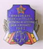 INSIGNA CONCURSUL FORMATIILOR ARTISTICE DIN ARMATA 1963 MINISTERUL APARARII ( CITITI DESCRIEREA )