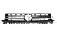 Grila radiator Volkswagen Caddy Iii (2k), 06.2015-, montare fata, negru/cromat, RapidAuto foto