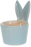 Suport pentru ou Rabbit ears, 5.5x6x7.5 cm, dolomit, albastru, Excellent Houseware