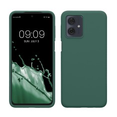 Husa Kwmobile pentru Motorola Moto G54, Verde, Silicon, KWM000022NF002C