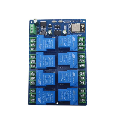 Modul 8 relee 30A, ESP8266 foto