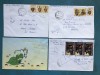 LOT DE 4 PLICURI POSTALE CIRCULATE NR. 2