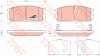 Set placute frana,frana disc CHEVROLET CAPTIVA (C100, C140) (2006 - 2016) TRW GDB1716