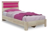 Cumpara ieftin Pat Looney 1 persoana culoare roz 107x204.5x102 cm