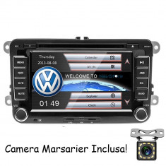 Navigatie Dedicata VW, Passat, Tiguan, Touran, Golf, IGO + Camera Marsarier foto