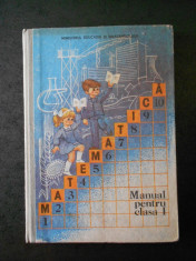 VASILE MOTRESCU - MATEMATICA. MANUAL PENTRU CLASA I (1989, editie cartonata) foto