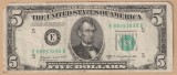 (1) BANCNOTA SUA - 5 DOLLARS 1950 C, PORTRET LINCOLN