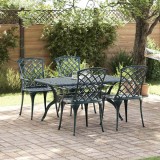 VidaXL Scaun pentru Grădină Verde 61 x 60.5 x 93cm Aluminiu