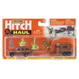 MATCHBOX HITCH&amp;amp;HAUL SET 2 VEHICULE MBX RODEO 1988 JEEP WAGONEER MBX PONY TRAILER SCARA 1:64