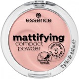 Pudra compacta matifianta 10 - Light Beige, 12g, Essence