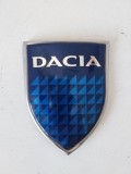 Sigla Emblema bara fata Dacia Logan 2004-2009, metalica, 12x10cm