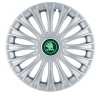 Set 4 capace roti pentru Skoda Nou Verde, model Dino Gray, R15, Autohelix MSA