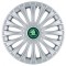 Set 4 capace roti pentru Skoda Nou Verde, model Dino Gray, R15