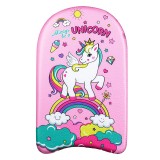 Placa inot pentru fetite Rainbow, 45 x 26 cm, imprimeu unicorn