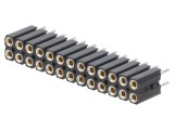Soclu pini mamă 26 pini 2,54mm THT