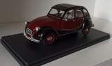 Macheta Citroen 2CV6 Charleston negru/visiniu - IXO/ Altaya 1/24
