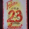 PM333N Material de propagandă comunistă, Trăiască 23 August și cu stema PMR