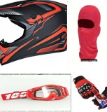 Cumpara ieftin Set casca moto-atv-trotineta-enduro+Ochelari+Manusi+Cagula ,marimi disponibile S,M si L