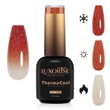 Cumpara ieftin Oja Semipermanenta Termica 3 Culori LUXORISE ThermoCool - Private Paradise 10ml