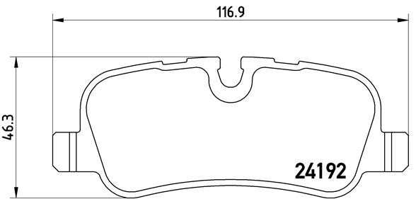 BREMBO P 44 013 PRIME LINE set placute frana,frana disc