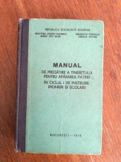 Manual pentru pregatirea tineretului, pionieri si scolari / R7P3F