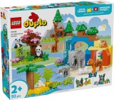 LEGO&reg; DUPLO&reg; - Familii de animale salbatice 3 in 1 (10446)