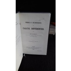EXERCICES METHODIQUES DE CALCUL DIFERENTIEL - M.ED. BRAHY