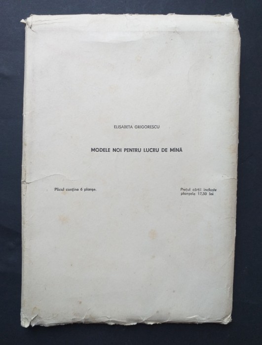 Modele noi pentru lucru de mina - DOAR 6 PLANSE - Elisabeta Grigorescu