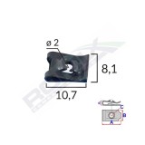 Set 4 bucati protectie zgarieturi manere usa din autocolant carbon 3D Albastru.